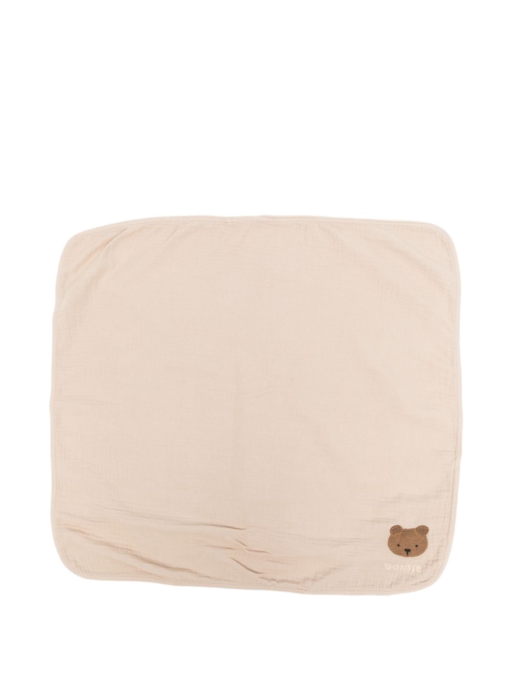 Coperta per neonati Donsje Kids beige con ricamo orsetto sul davanti 7101202 00017 DONSJE KIDS