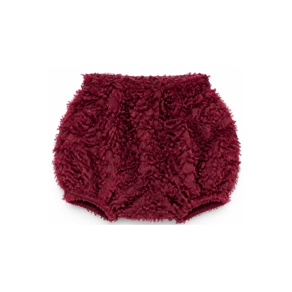 Shorts per neonata Douuod Kids rossi con finitura texturizzata DZ6009 Z4089 429 DOUUOD KIDS