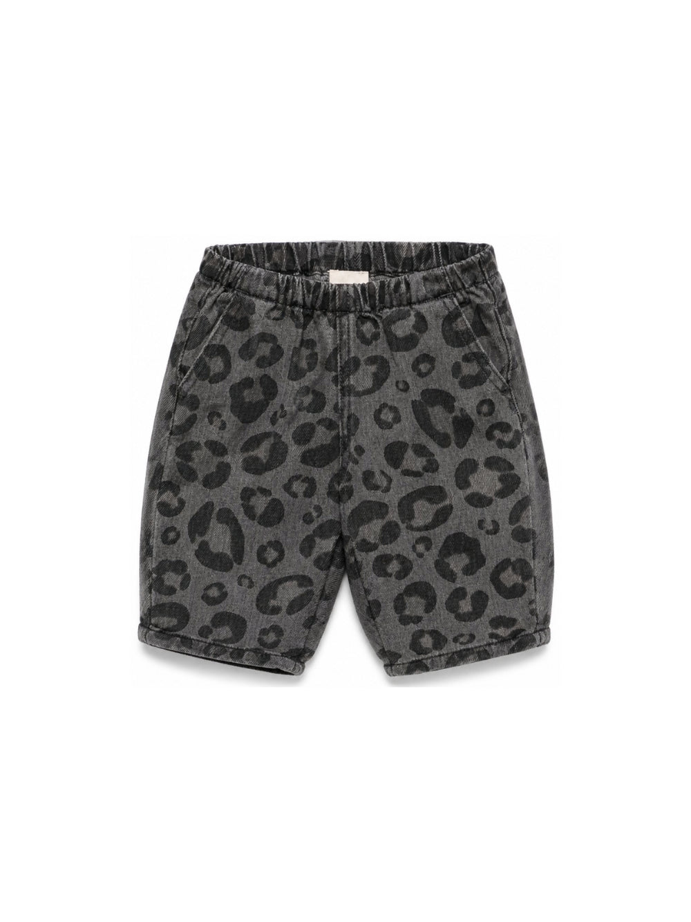 Shorts per neonato Douuod Kids grigio con stampa leopardata all-over DZ6500 Z4163 924BG DOUUOD KIDS