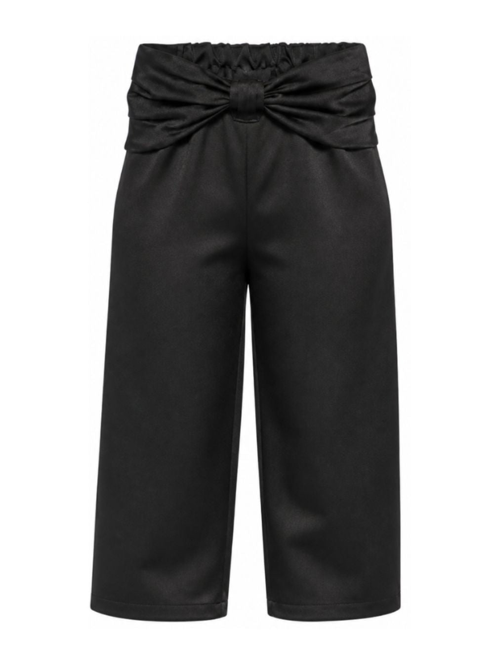 Pantaloni per bambina Douuod Kids neri con dettaglio fiocco sul davanti DZ6A31 Z4087 930 DOUUOD KIDS