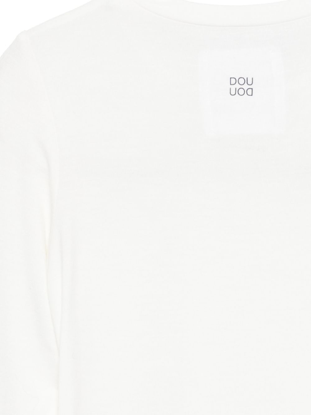 T-shirt per bambina Douuod Kids bianca con logo sul retro DZ8A10 Z4074 101 DOUUOD KIDS