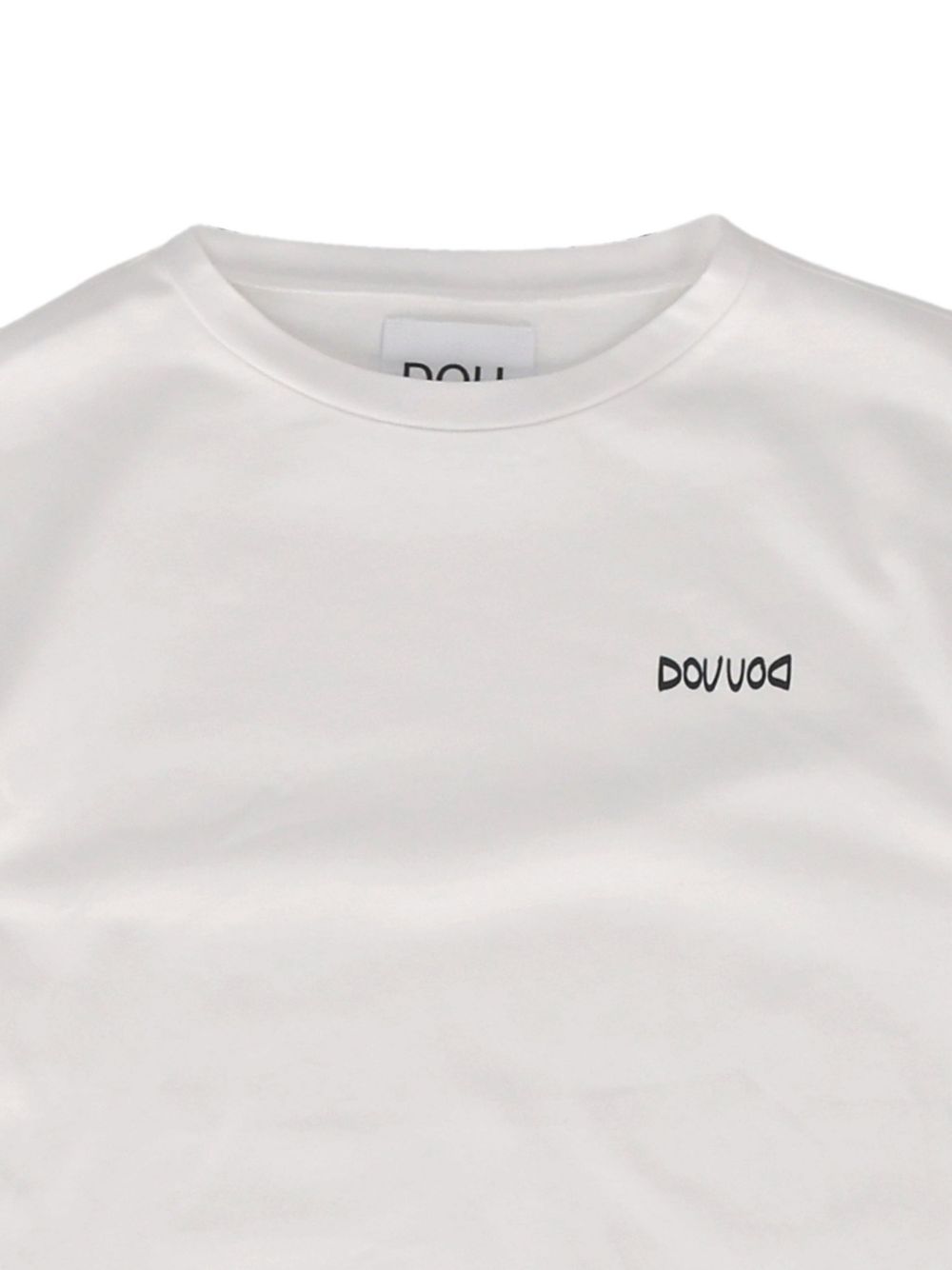 T-shirt per bambino Douuod Kids bianca con logo sul davanti DZ8P20 Z3708 101 DOUUOD KIDS
