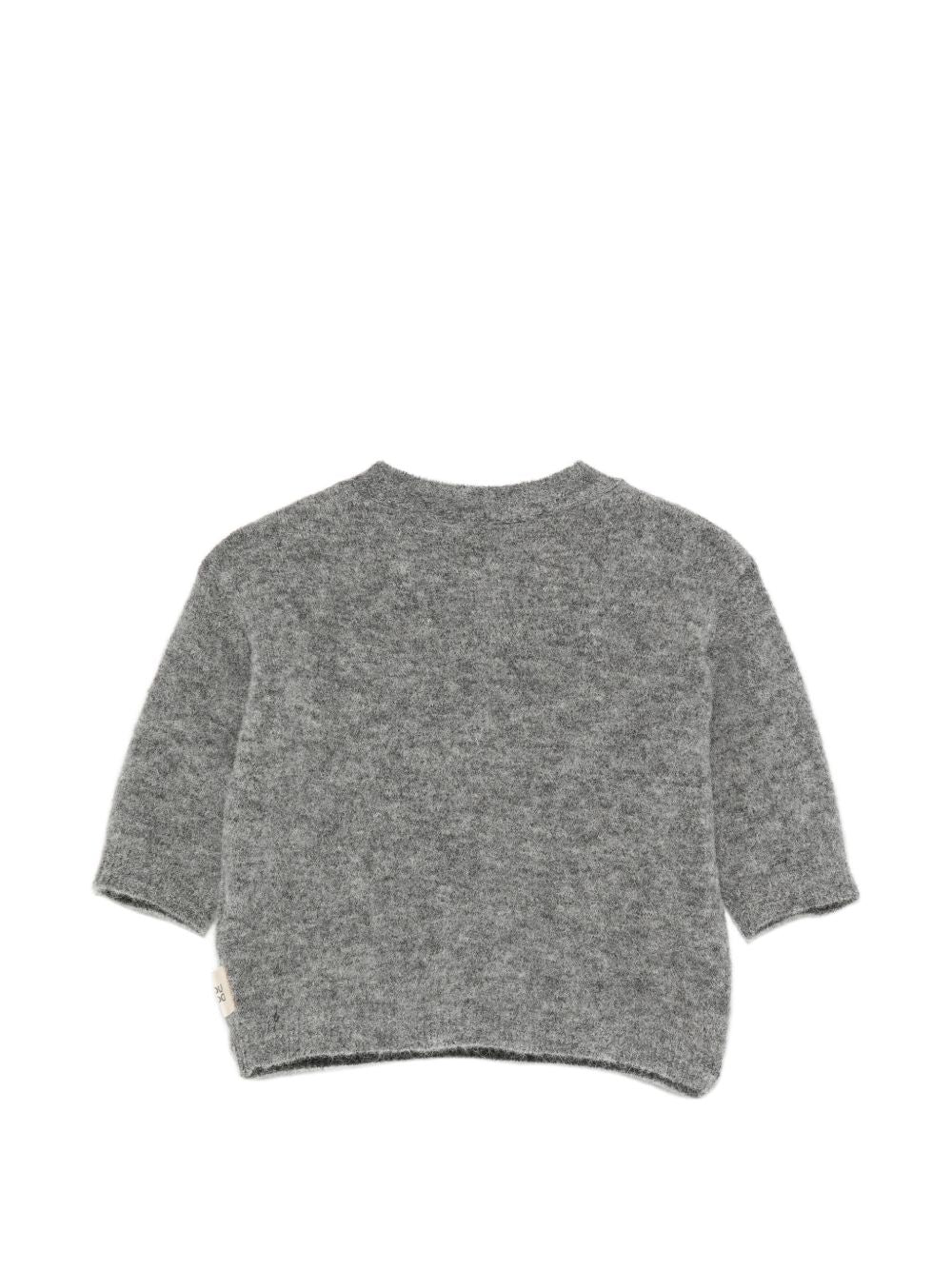 Maglione per bambini Douuod Kids grigio con orlo dritto DZ9A11 W0229 809 DOUUOD KIDS