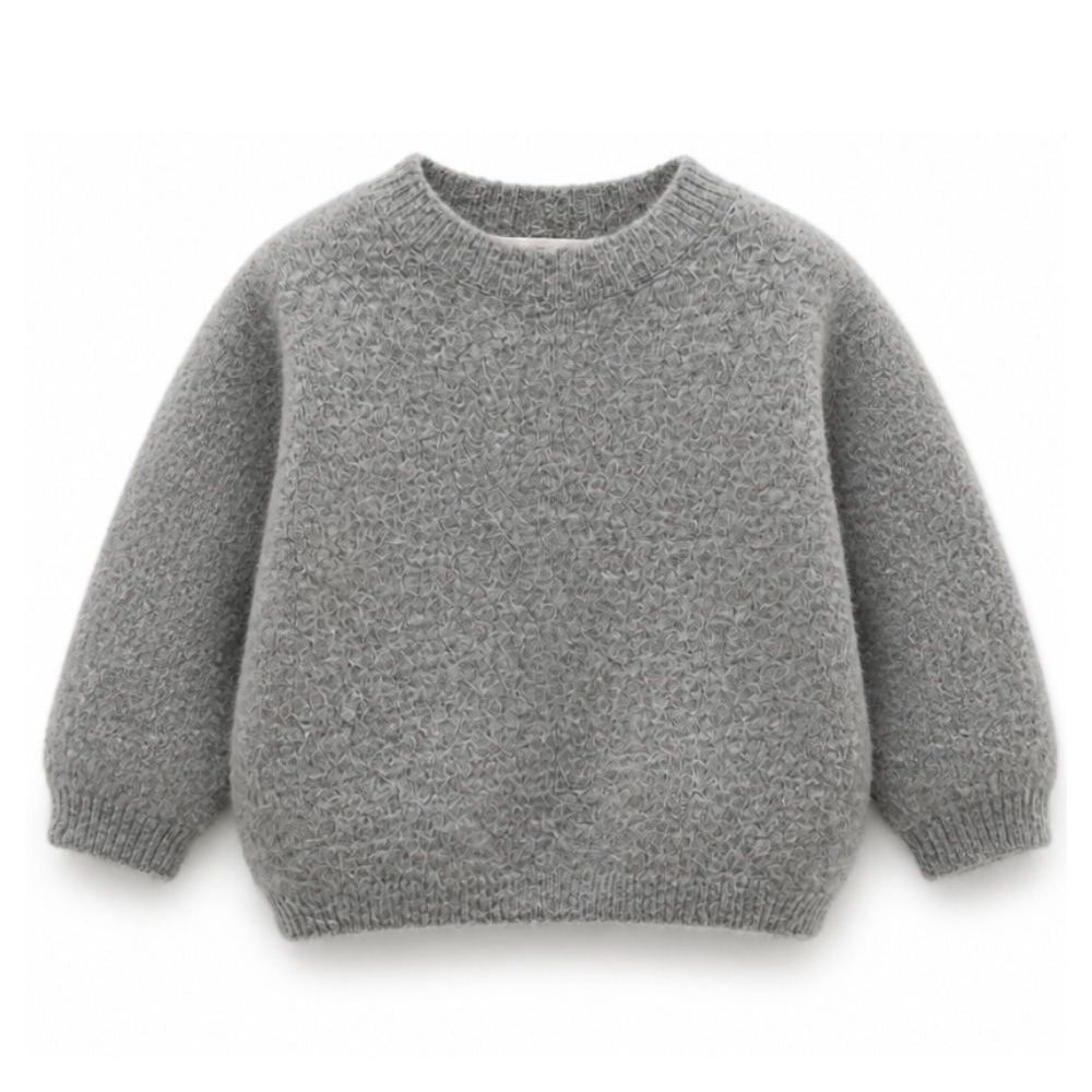 Maglione per bambini Douuod Kids grigio con orlo dritto DZ9A11 W0229 809 DOUUOD KIDS