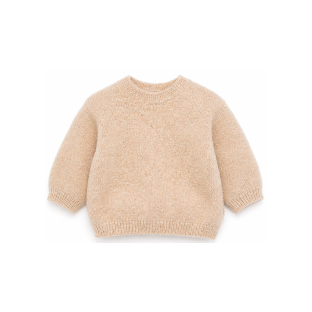 Maglione per bambini Douuod Kids beige con orlo dritto DZ9A11 W0229 877 DOUUOD KIDS