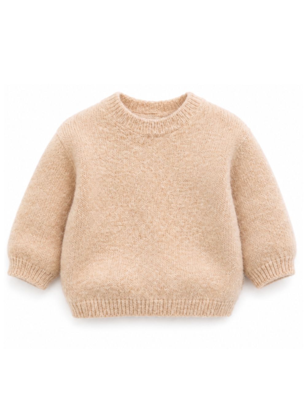 Maglione per bambini Douuod Kids beige con orlo dritto DZ9A11 W0229 877 DOUUOD KIDS