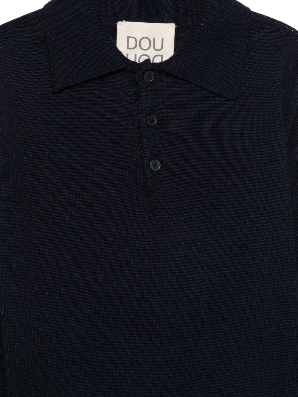 Maglione per bambino Douuod Kids blu con colletto stile polo DZ9P20 Z4117 620 DOUUOD KIDS