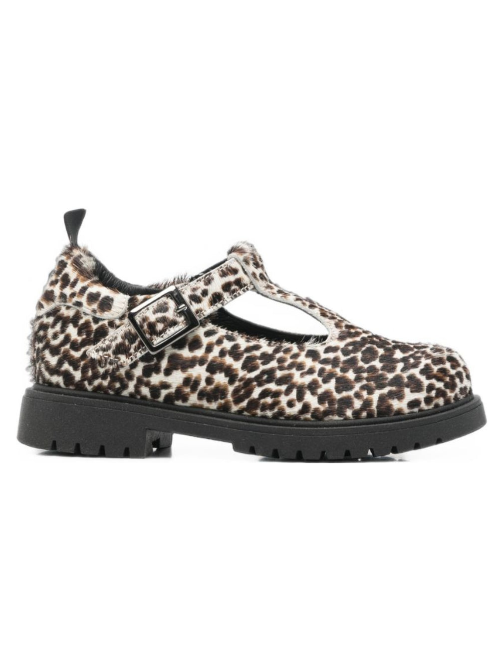 Mocassini per bambina Douuod Kids beige con stampa animalier IDEC591 MACULATO DOUUOD KIDS