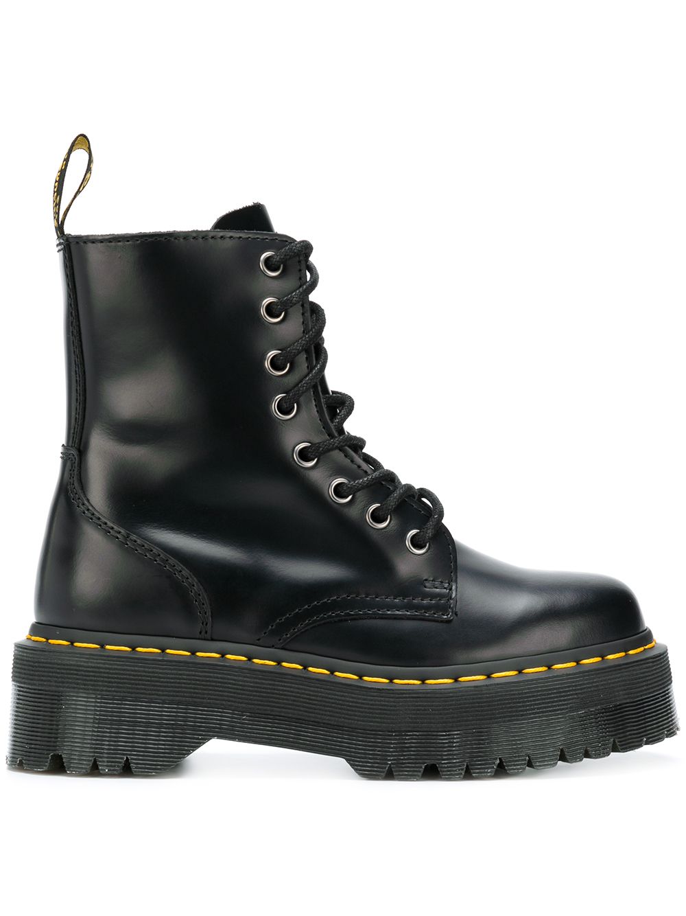 Stivali Dr. Martens neri con suola chunky 15265001 BLACK Dr martens