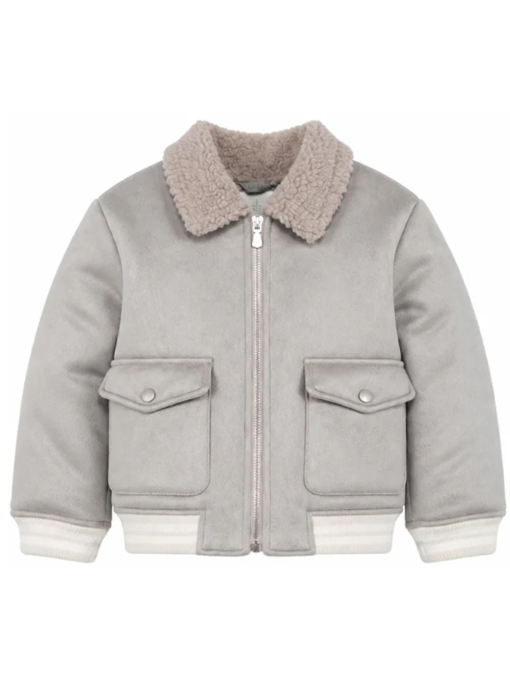 Giubbino per bambino Eleventy Kids grigio con colletto a punta EZ2I27 H0078 908 ELEVENTY KIDS