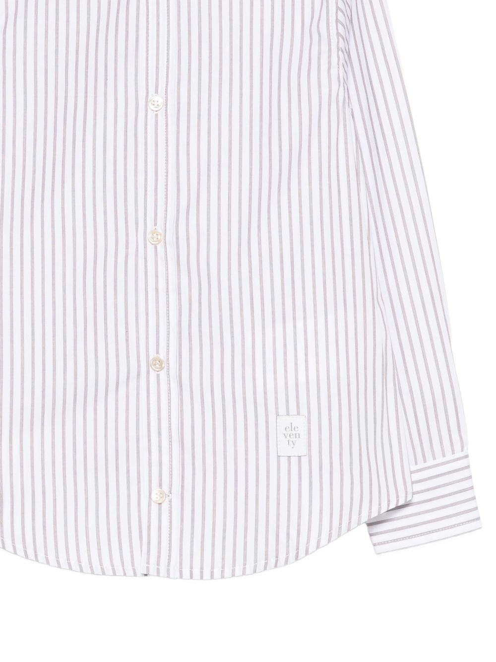 Camicia per bambino Eleventy Kids bianca a righe EZ5H70 Z4137 100MA ELEVENTY KIDS
