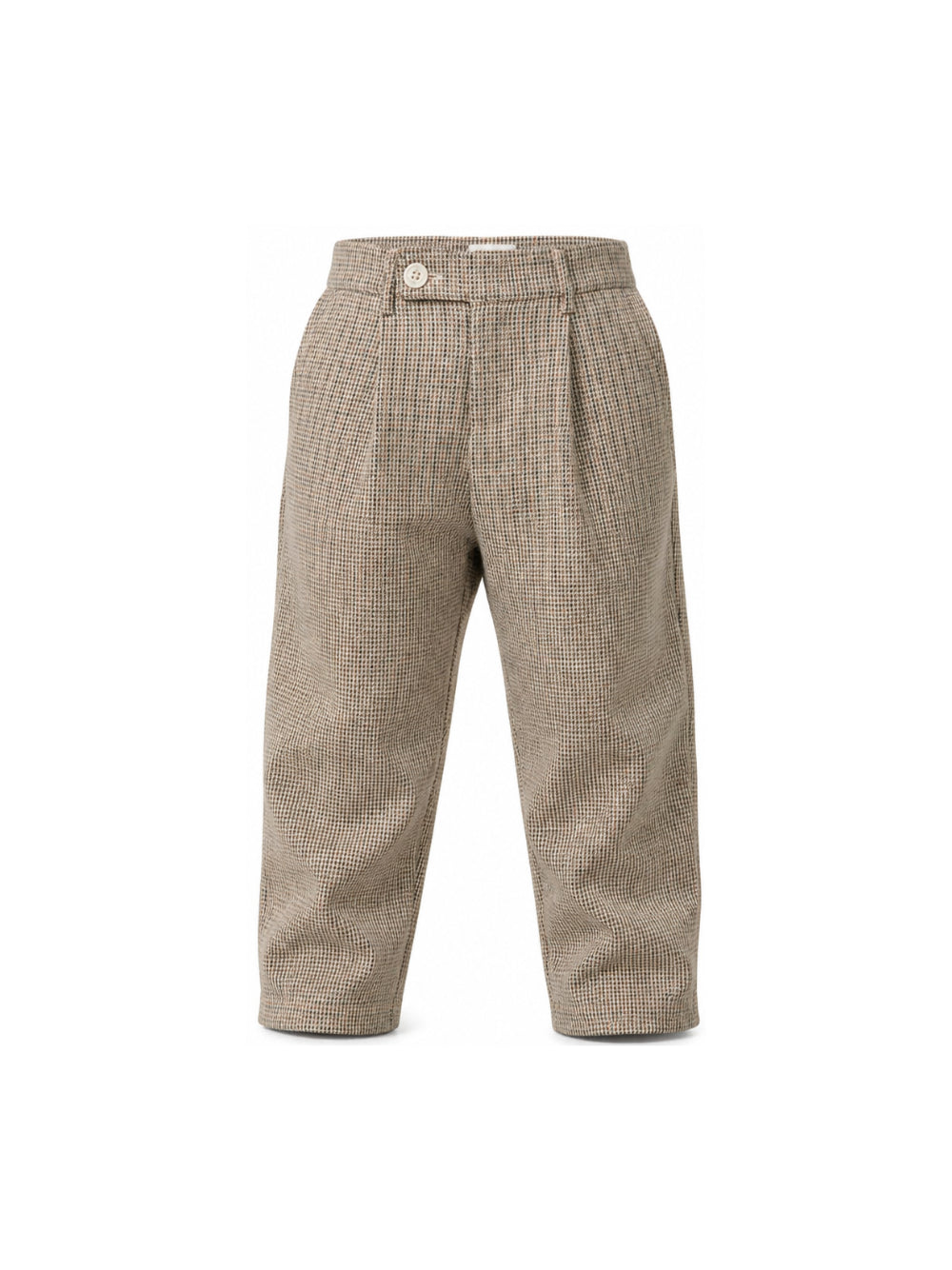 Pantaloni per bambino Eleventy Kids beige con fantasie pied-de-poule EZ6H20 I0345 115NE ELEVENTY KIDS