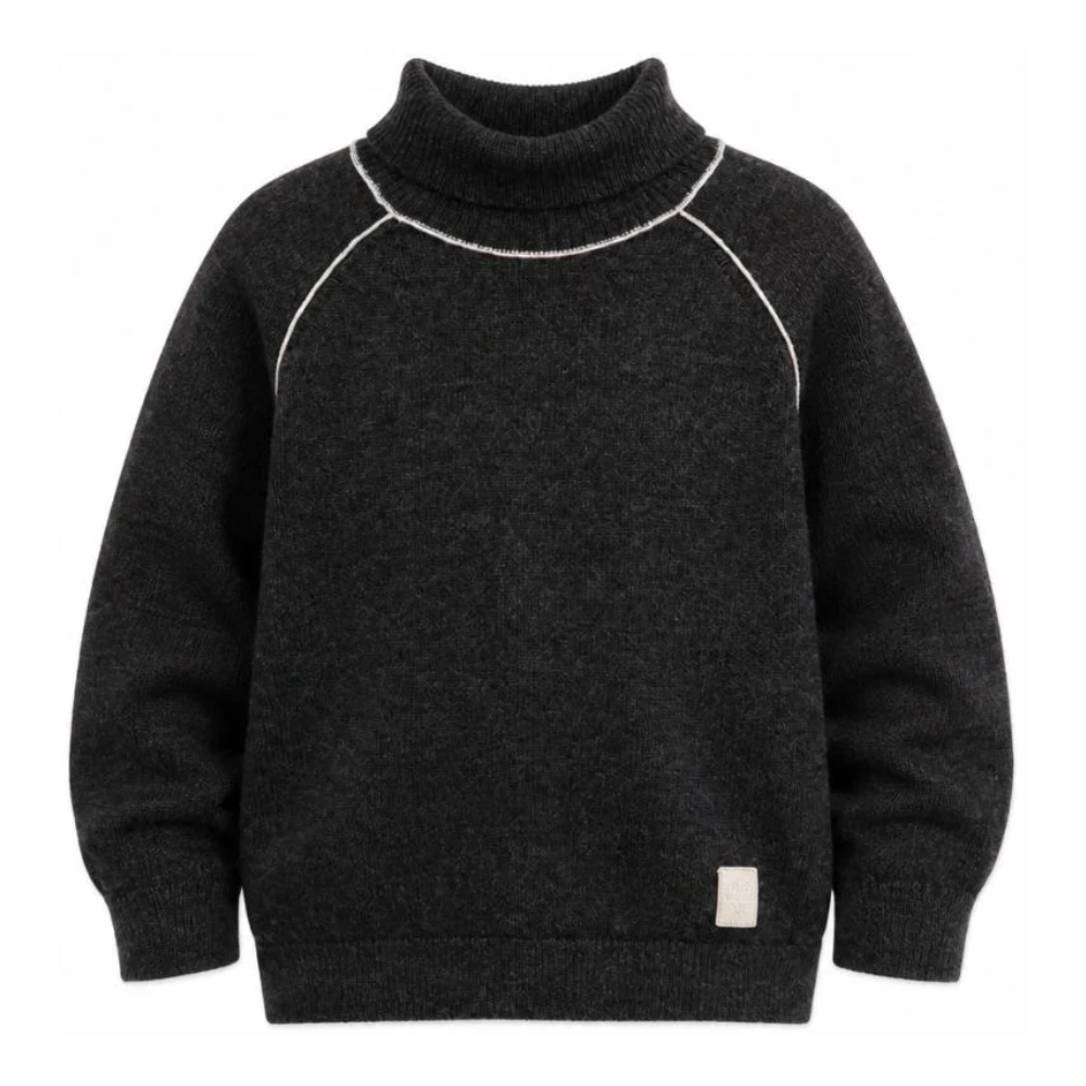 Maglione per bambino Eleventy Kids grigio con collo alto EZ9H10 Z3403 891BG ELEVENTY KIDS