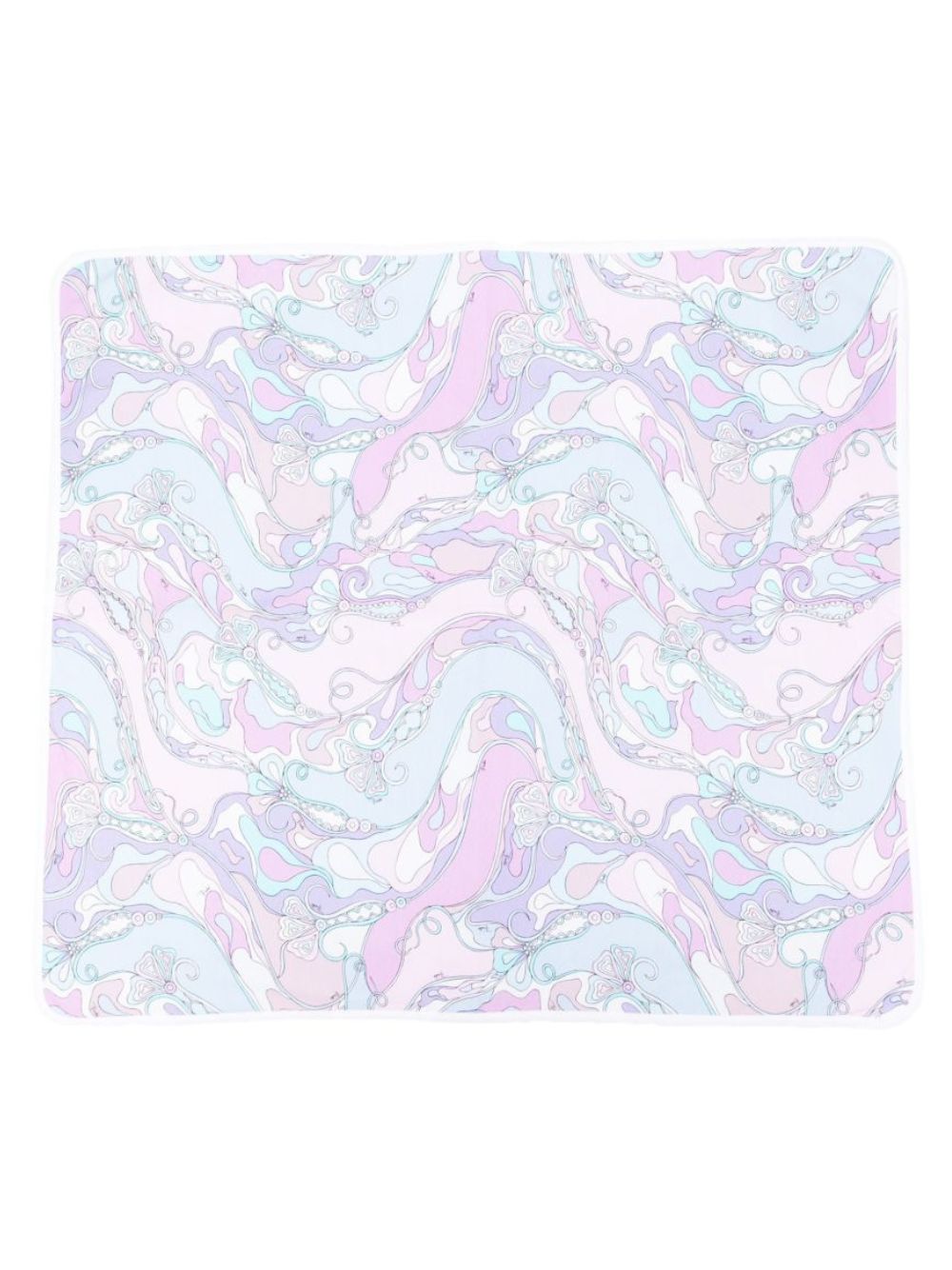 Coperta per neonata Emilio Pucci Junior multicolore con stampa astratta PZ0010 Z3344 51SCE EMILIO PUCCI KIDS