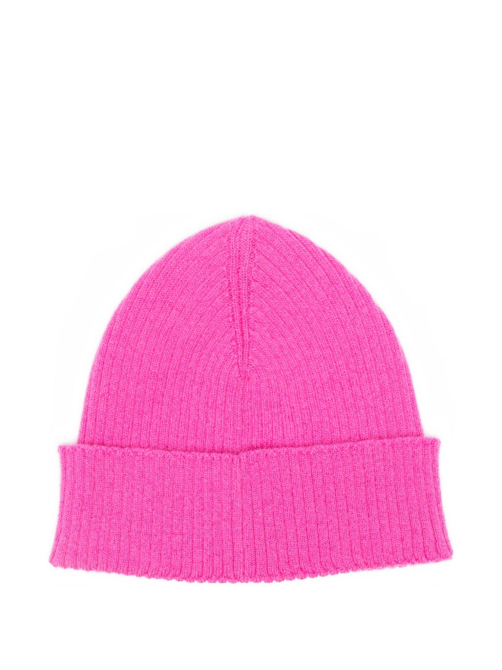 Berretto per neonata Emilio Pucci Junior fucsia con logo intarsiato PZ0037 Z2362 543 EMILIO PUCCI KIDS