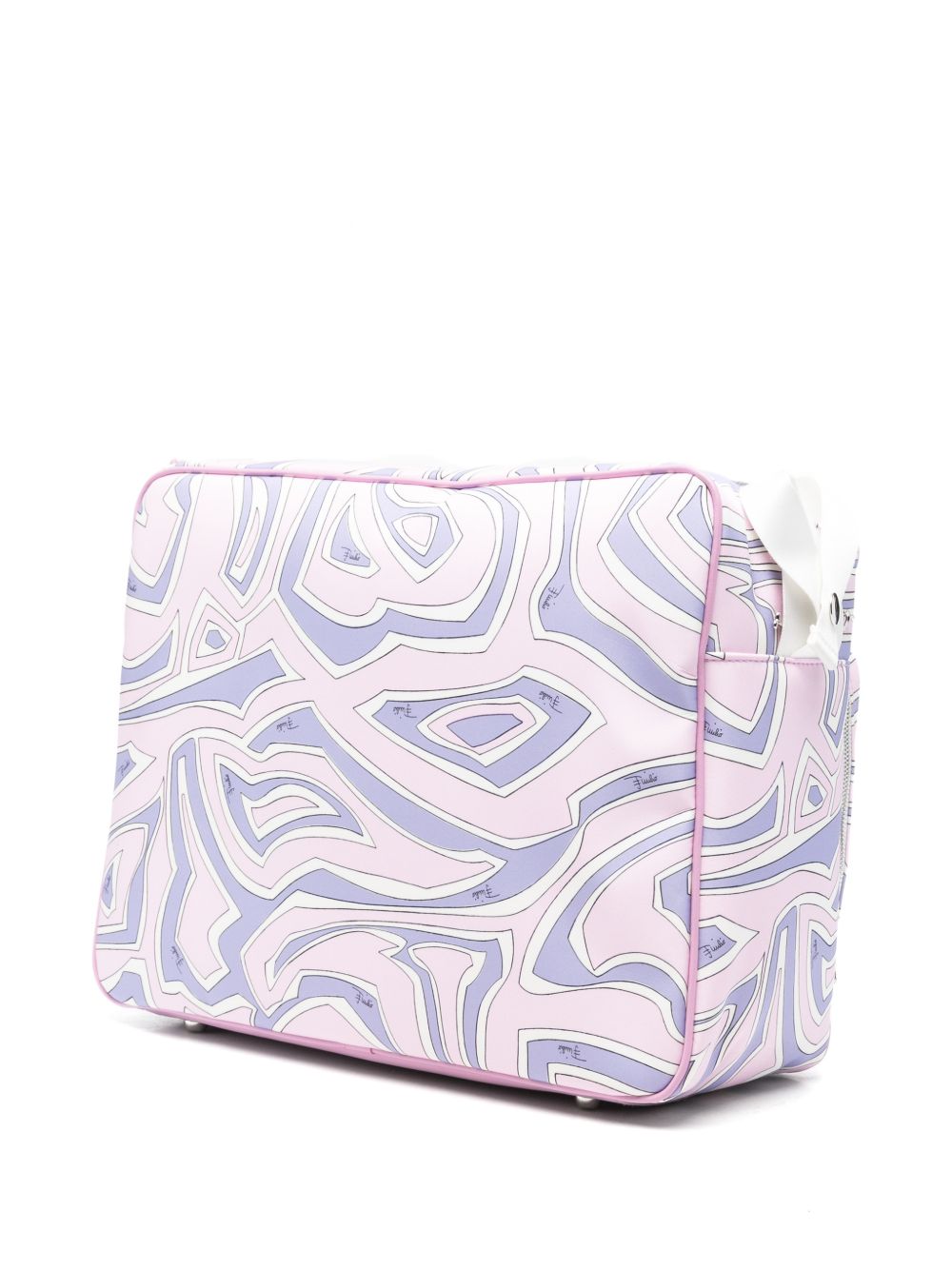 Borsa fasciatoio per neonati Emilio Pucci Junior multicolore con stampa Marmo PZ0088 N0439 51SCE EMILIO PUCCI KIDS