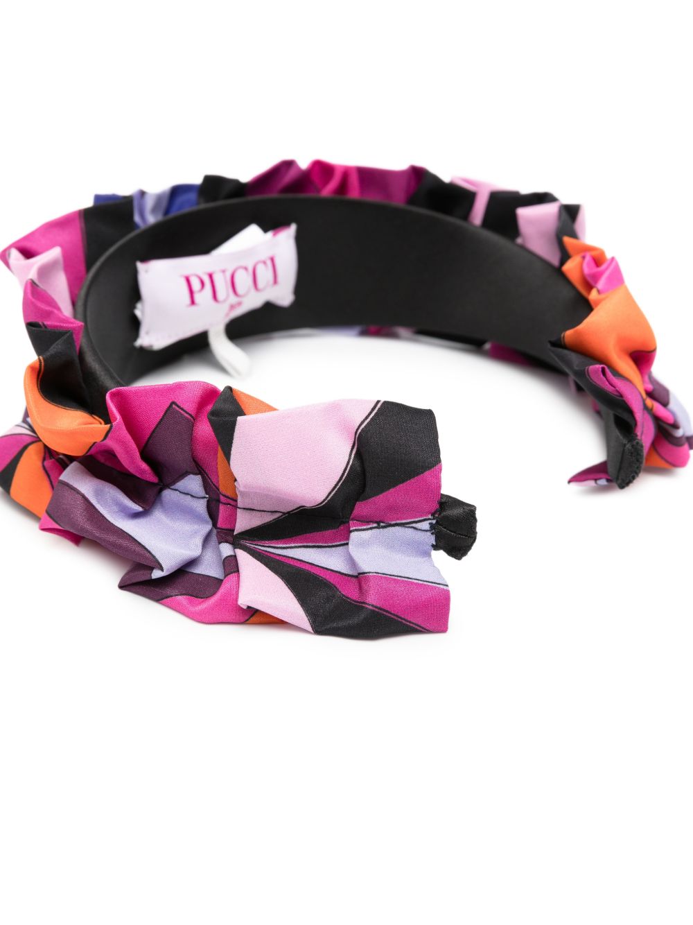 Cerchietto per capelli per bambina Emilio Pucci Kids multicolore con stampa Marmo PZ0A44 S0276 930MC EMILIO PUCCI KIDS