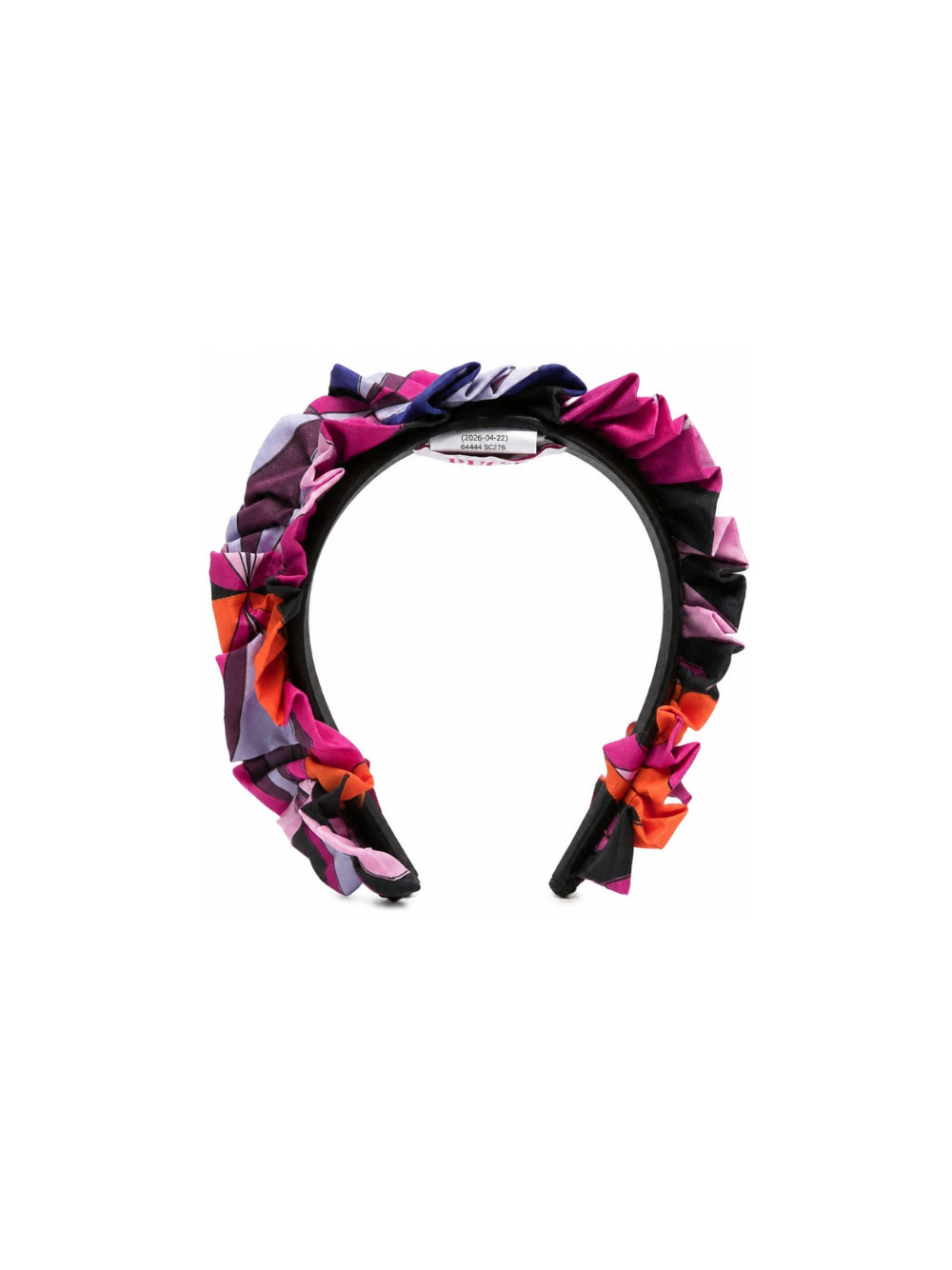 Cerchietto per capelli per bambina Emilio Pucci Kids multicolore con stampa Marmo PZ0A44 S0276 930MC EMILIO PUCCI KIDS