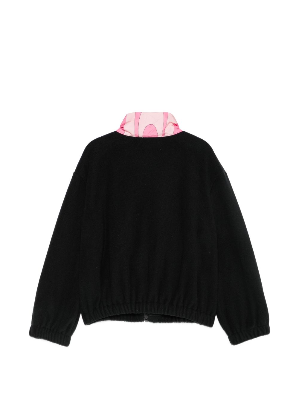 Giubbino per bambina Emilio Pucci Kids nero con stampa Iride PZ4B00 U0308 930RS EMILIO PUCCI KIDS