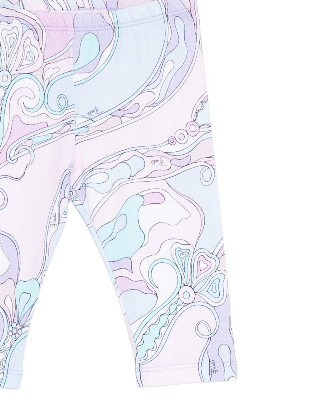 Pantaloni per neonata Emilio Pucci Junior multicolore con stampa Iride PZ6020 Z3344 51SCE EMILIO PUCCI KIDS