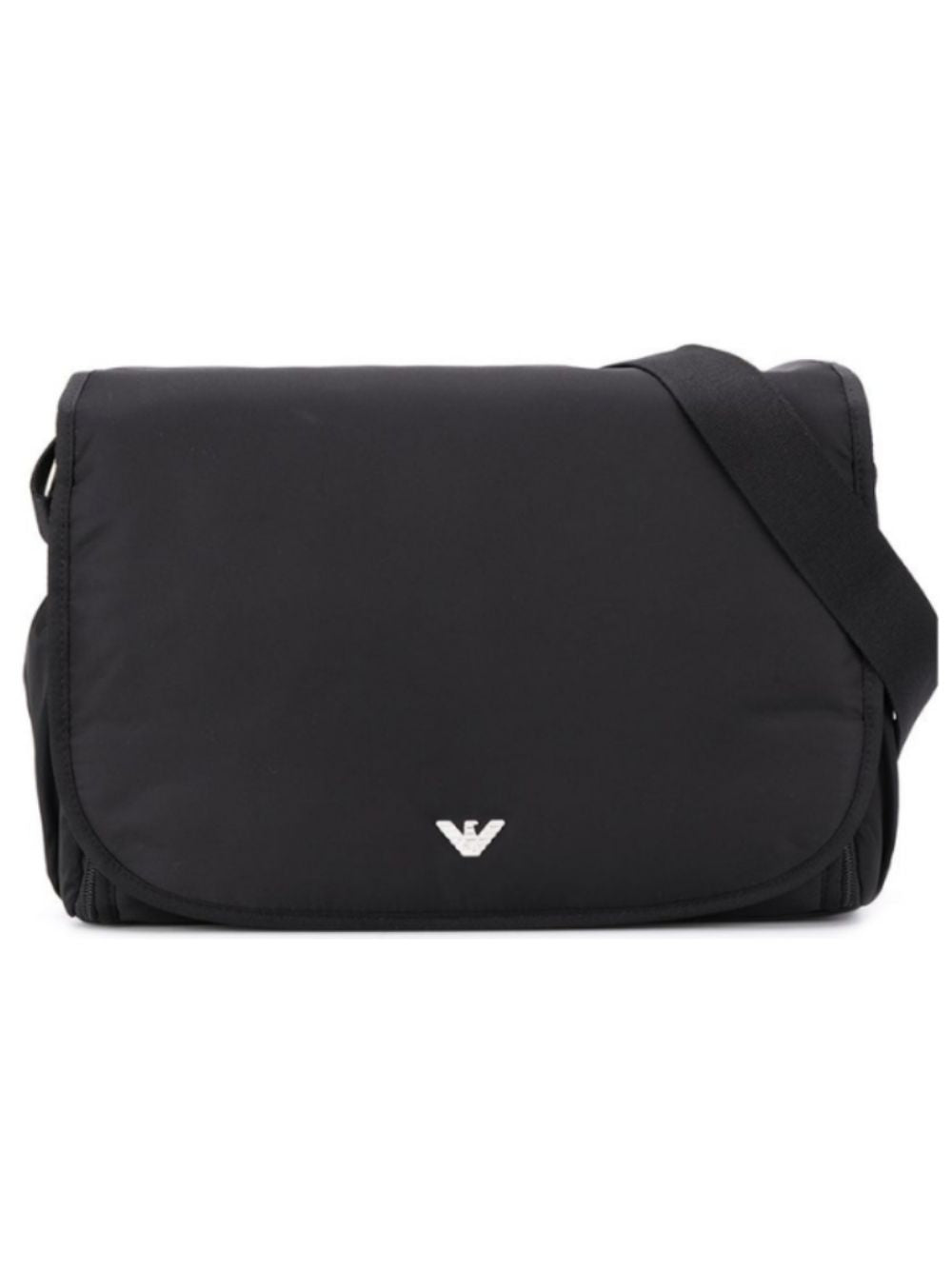 Borsa fasciatoio per neonati Emporio Armani Kids nera con placca con logo 402145 CC904 00020 EMPORIO ARMANI KIDS