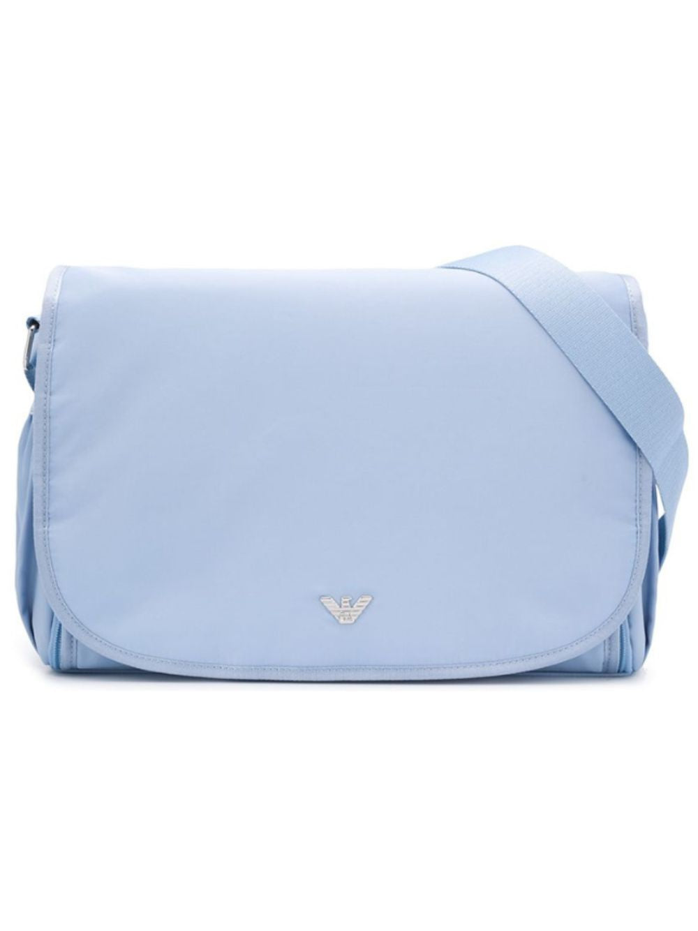 Borsa fasciatoio Borsa fasciatoio per neonato Emporio Armani Kids azzurro con applicazione logo<BR/> 402145 CC904 00332 EMPORIO ARMANI KIDS