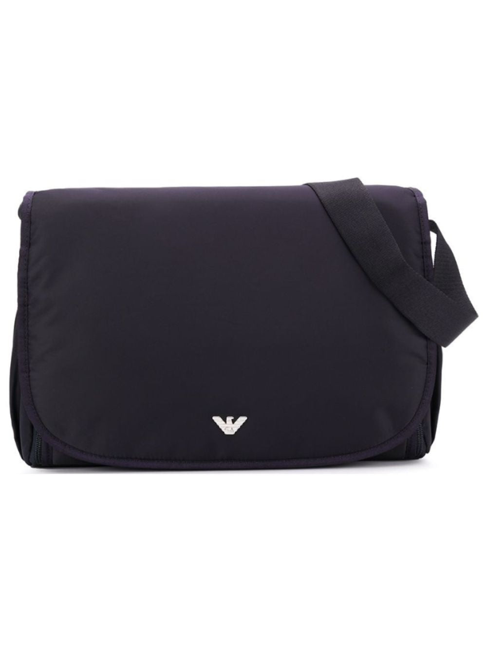 Borsa fasciatoio per neonati Emporio Armani Kids blu con placca con logo sul davanti 402145 CC904 06935 EMPORIO ARMANI KIDS