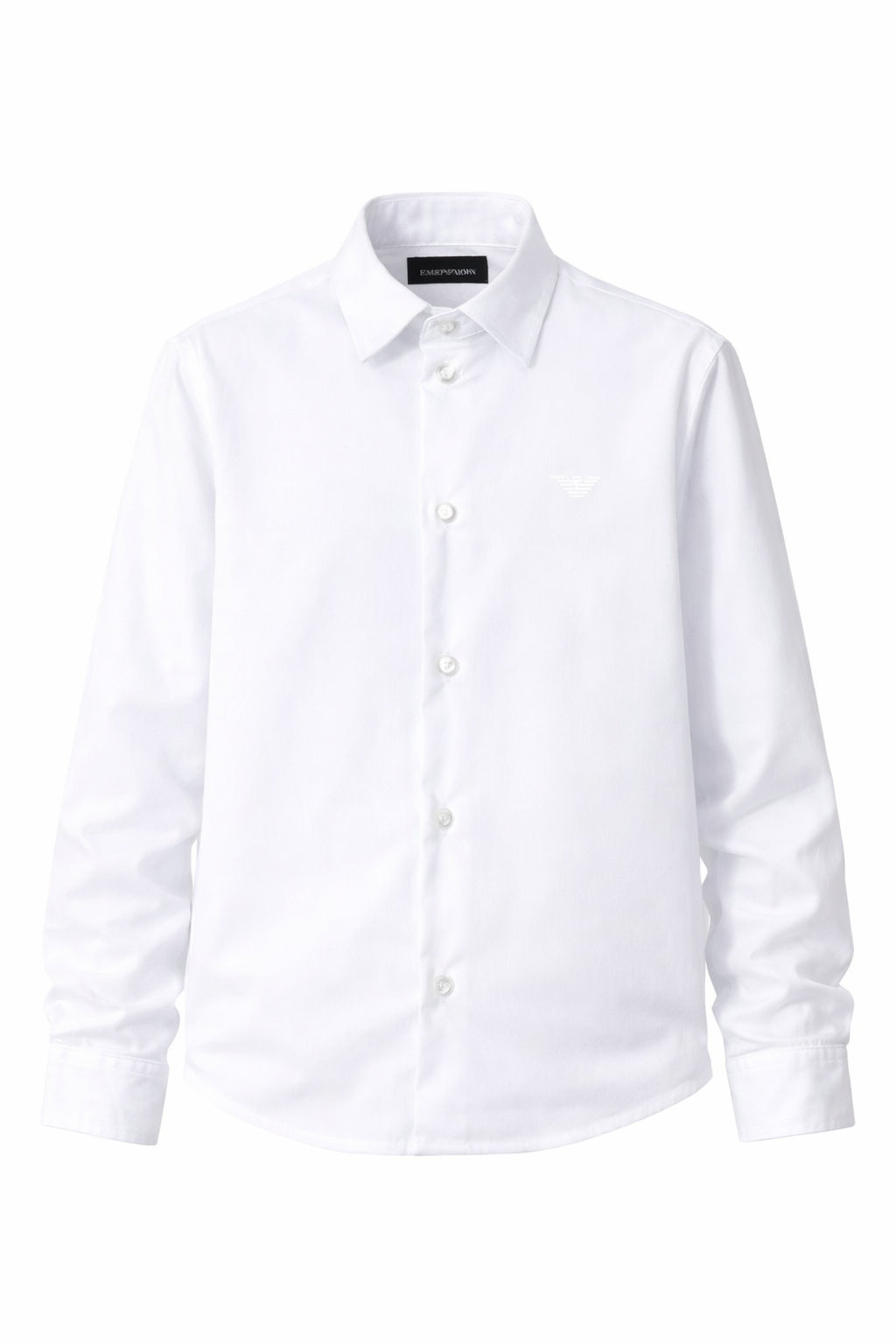 Camicia per bambino Emporio Armani Kids bianca con colletto a punta 8N4CJ0 1N06Z 0100 EMPORIO ARMANI KIDS
