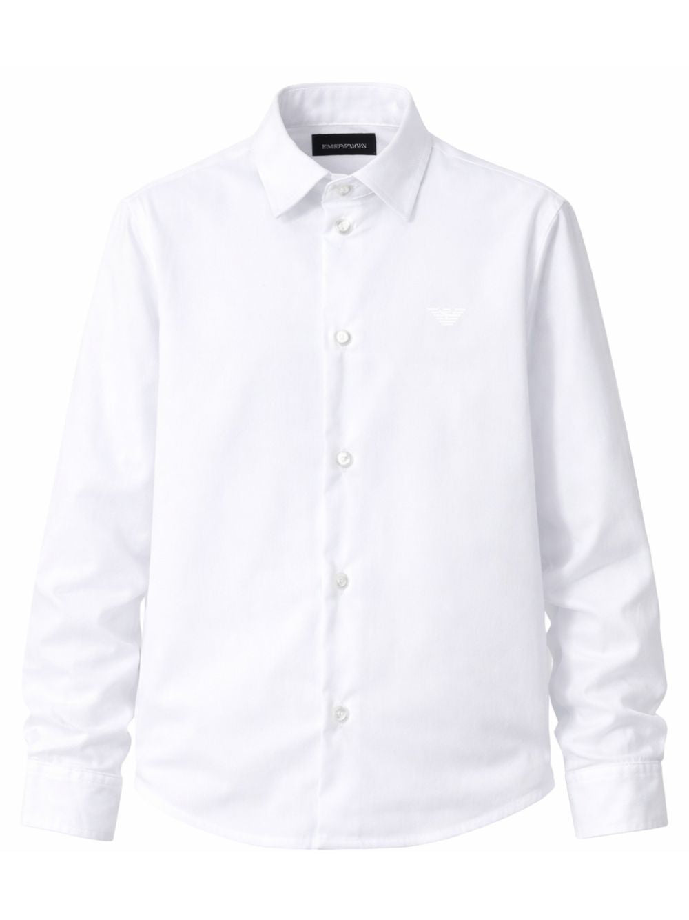 Camicia per bambino Emporio Armani Kids bianca con colletto a punta 8N4CJ0 1N06Z 0100 EMPORIO ARMANI KIDS