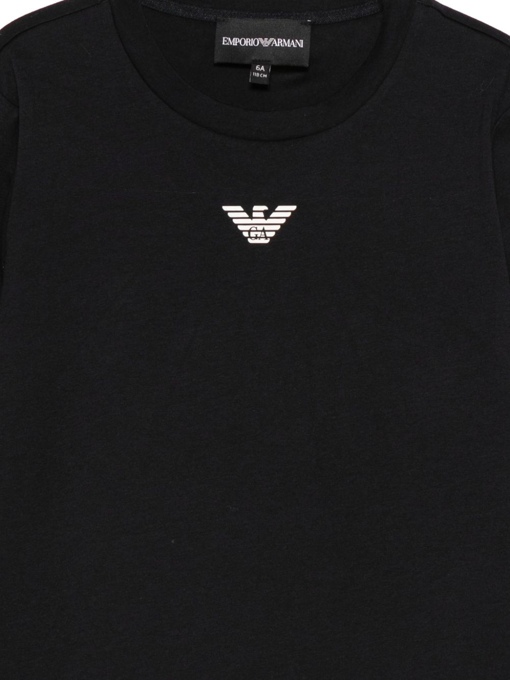T-shirt a maniche lunghe Emporio Armani Kids bl navy con stampa logo EB000420 AF15013 MB250 EMPORIO ARMANI KIDS