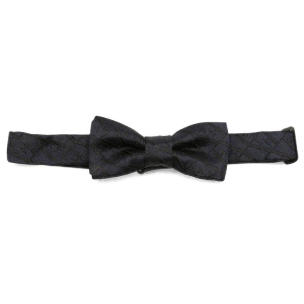 Papillion per bambino Emporio Armani Kids blu navy con logo jacquard EB000846 AF30924 FB058 EMPORIO ARMANI KIDS