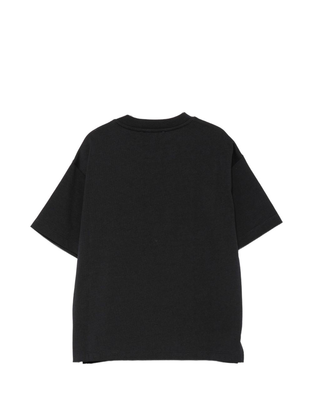 T-shirt per bambino Emporio Armani Kids nera con stampa grafica sul davanti EB001362 AF13715 UB118 EMPORIO ARMANI KIDS