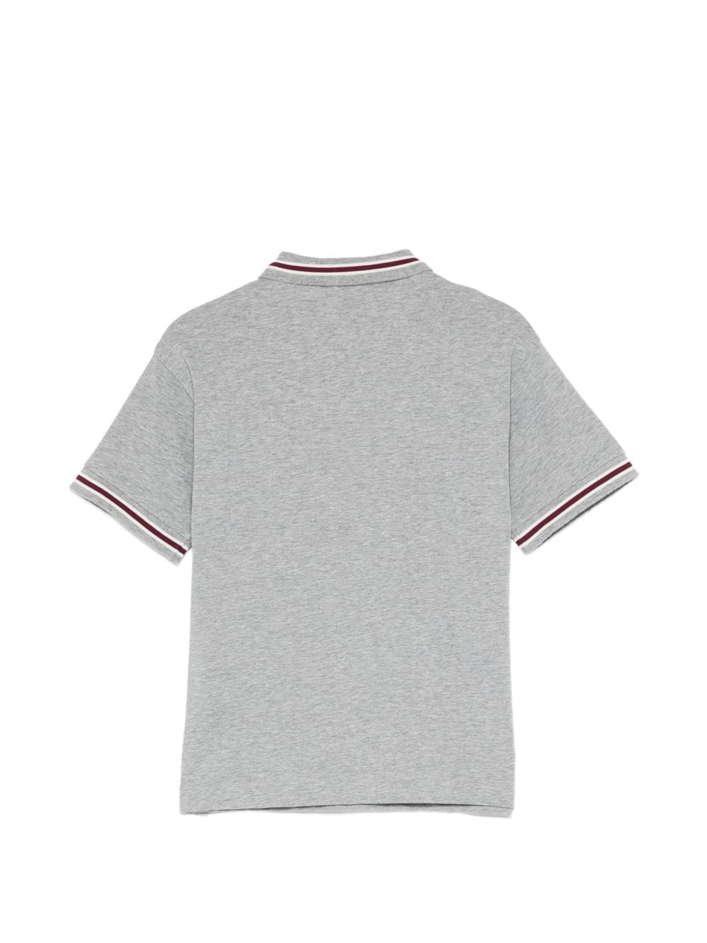 T-shirt per bambino Emporio Armani Kids grigia con logo applicato sul davanti EB001381 AF13715 O8042 EMPORIO ARMANI KIDS