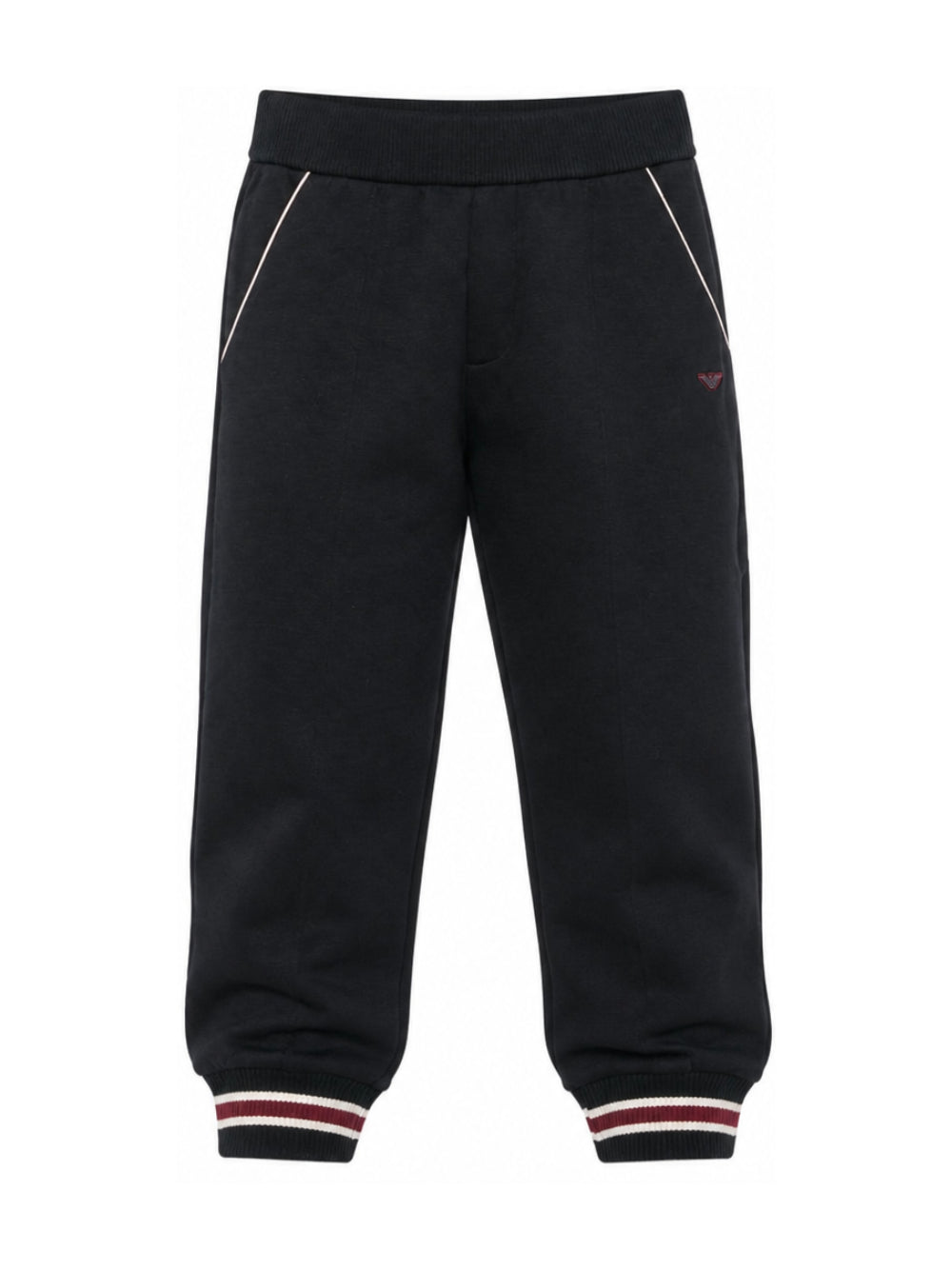 Pantatuta per bambino Emporio Armani Kids blu con applicazione laterale con logo EB001400 AF10126 UB118 EMPORIO ARMANI KIDS