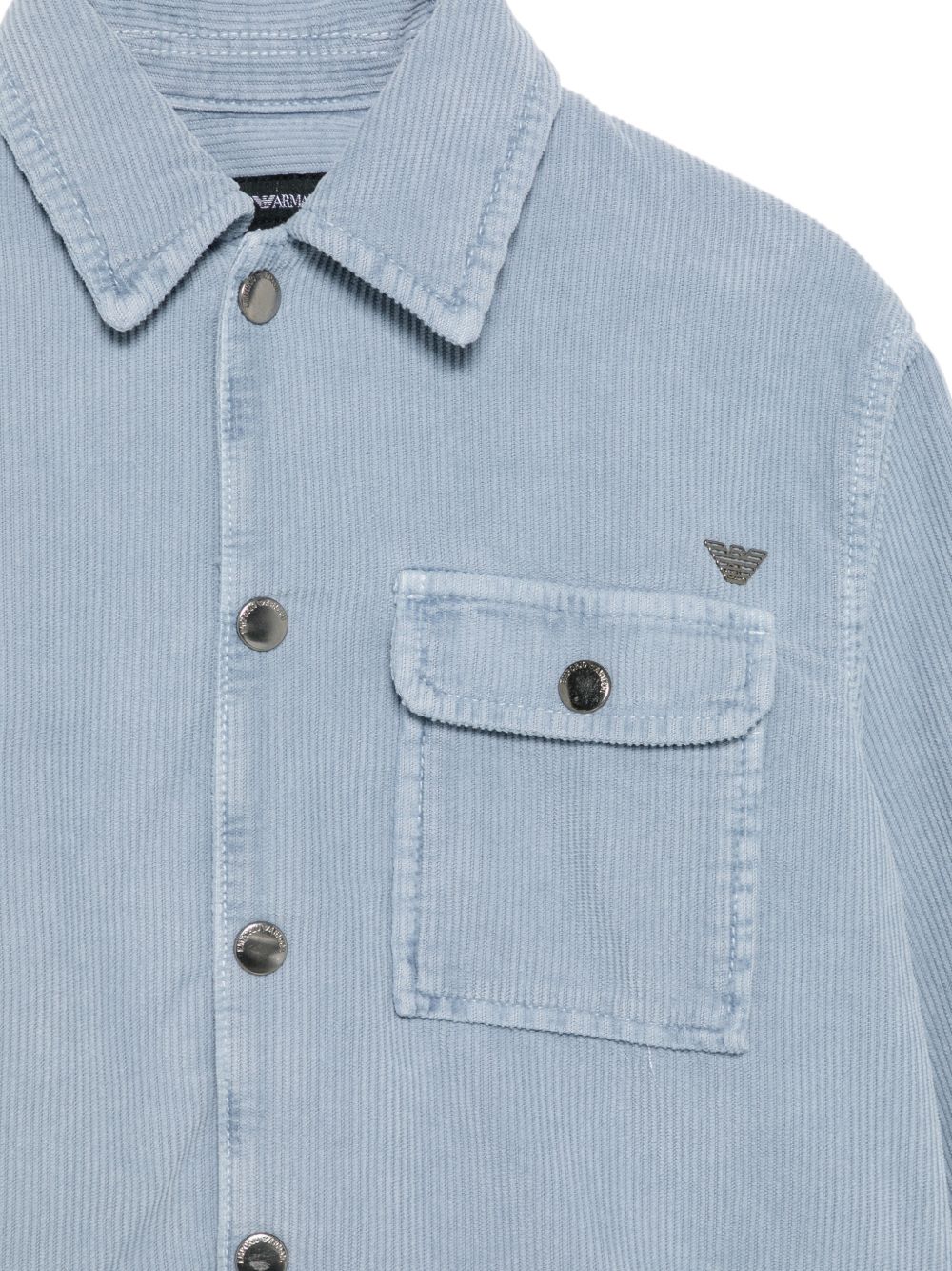 Giacca per bambino Emporio Armani Kids azzurro chiaro con colletto classico EB001428 AF26401 U9366 EMPORIO ARMANI KIDS