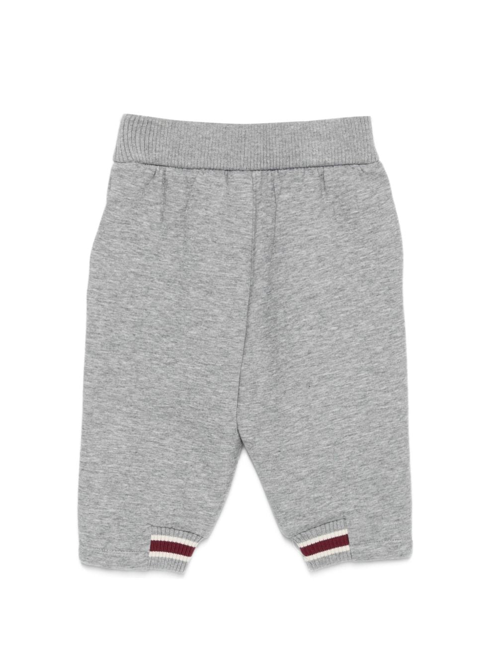 Pantatuta per neonato Emporio Armani Kids grigio con logo ricamato sul davanti EB001466 AF10126 O8042 EMPORIO ARMANI KIDS