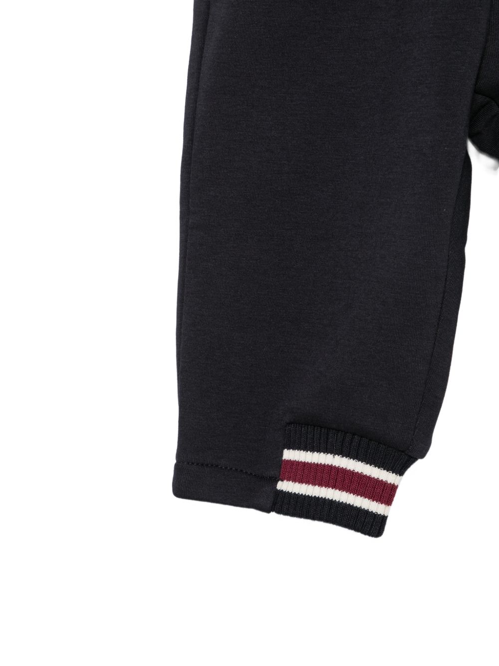 Pantatuta per neonato Emporio Armani Kids nero con logo ricamato sul davanti EB001466 AF10126 UB118 EMPORIO ARMANI KIDS