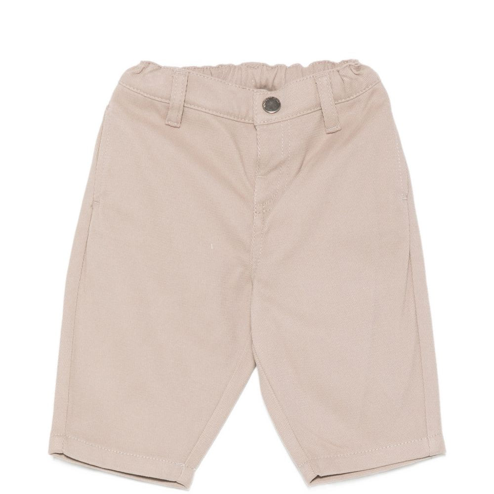 Pantaloni per neonato Emporio Armani Kids beige con due tasche posteriori applicate EB001469 AF25986 U8042 EMPORIO ARMANI KIDS