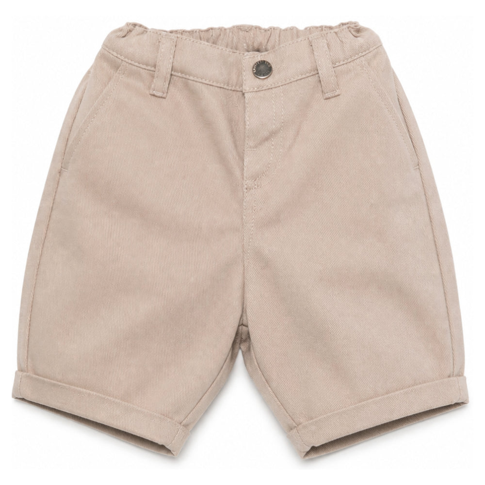 Pantaloni per neonato Emporio Armani Kids beige con due tasche posteriori applicate EB001469 AF25986 U8042 EMPORIO ARMANI KIDS