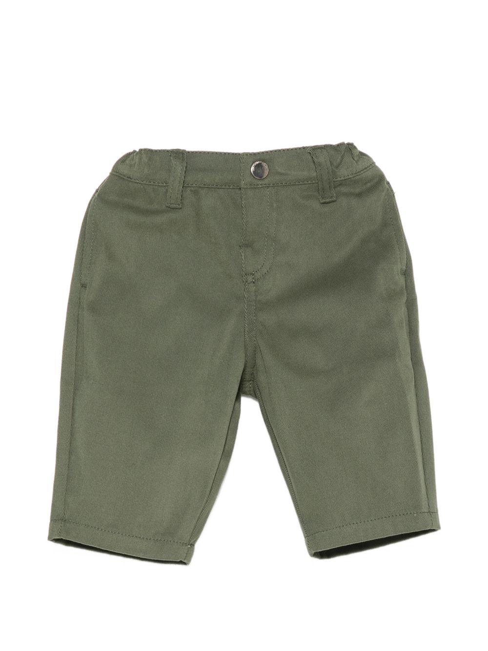 Pantaloni per neonato Emporio Armani Kids verde con applicazione logo EB001469 AF25986 U8114 EMPORIO ARMANI KIDS