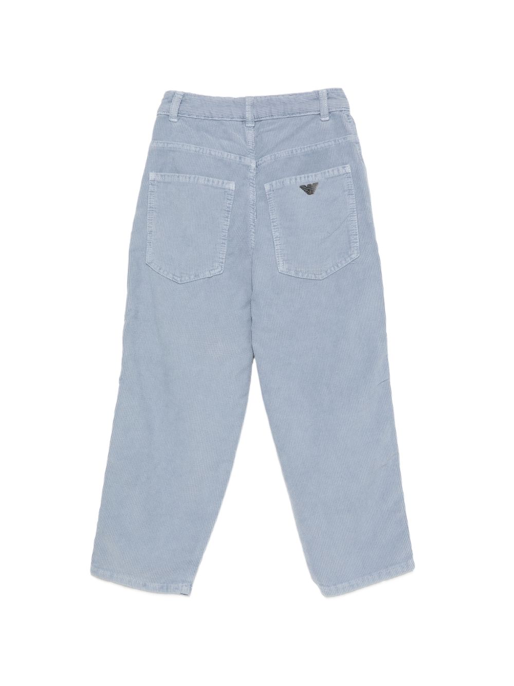 Pantaloni per bambino Emporio Armani Kids azzurro chiaro con bottoni e zip EB001490 AF26401 U9366 EMPORIO ARMANI KIDS