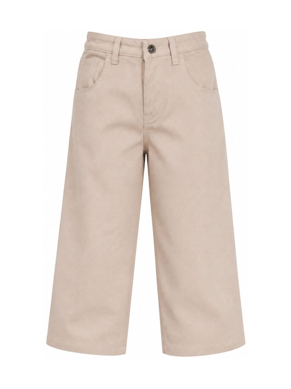 Pantaloni per bambino Emporio Armani Kids beige con logo ricamato EB001493 AF25986 U8042 EMPORIO ARMANI KIDS