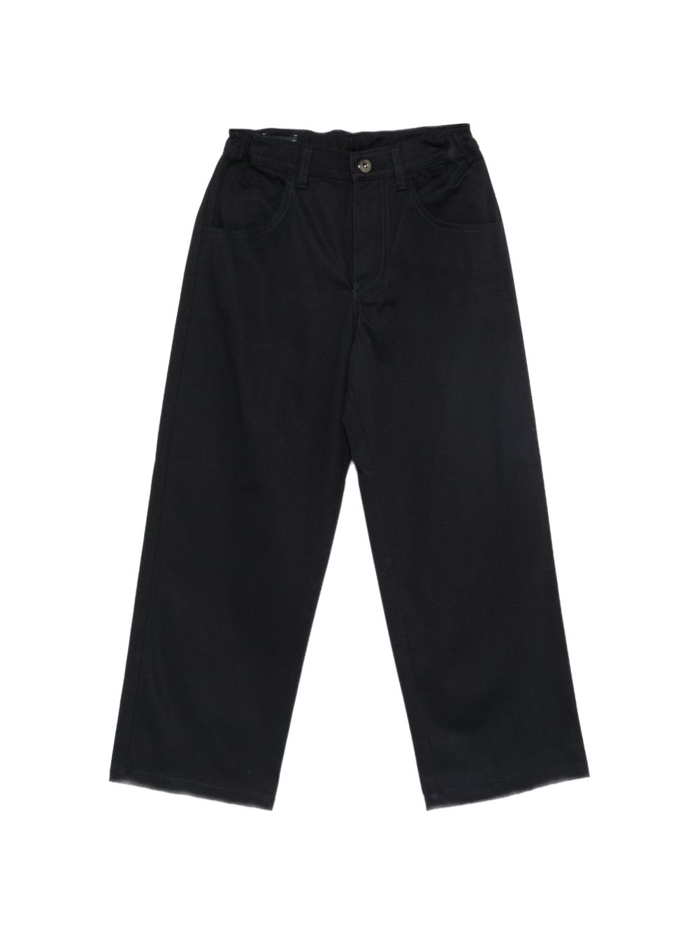Pantalone per bambino Emporio Armani Kids nero a gamba dritta EB001493 AF25986 UB118 EMPORIO ARMANI KIDS