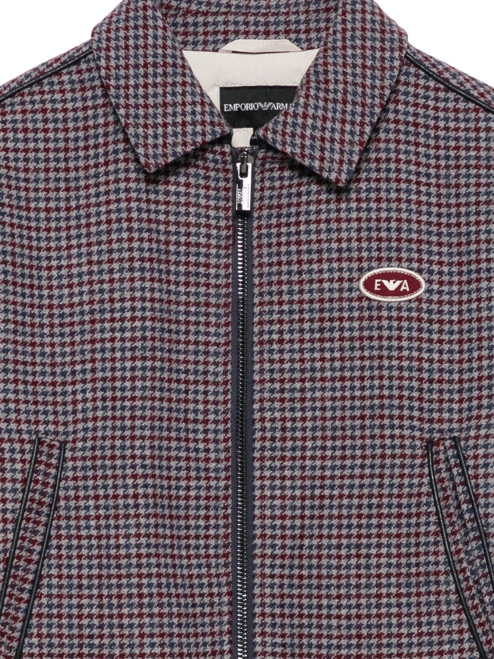 Giacca per bambina Emporio Armani Kids multicolore con rifiniture a righe EB001512 AF26002 M8402 EMPORIO ARMANI KIDS