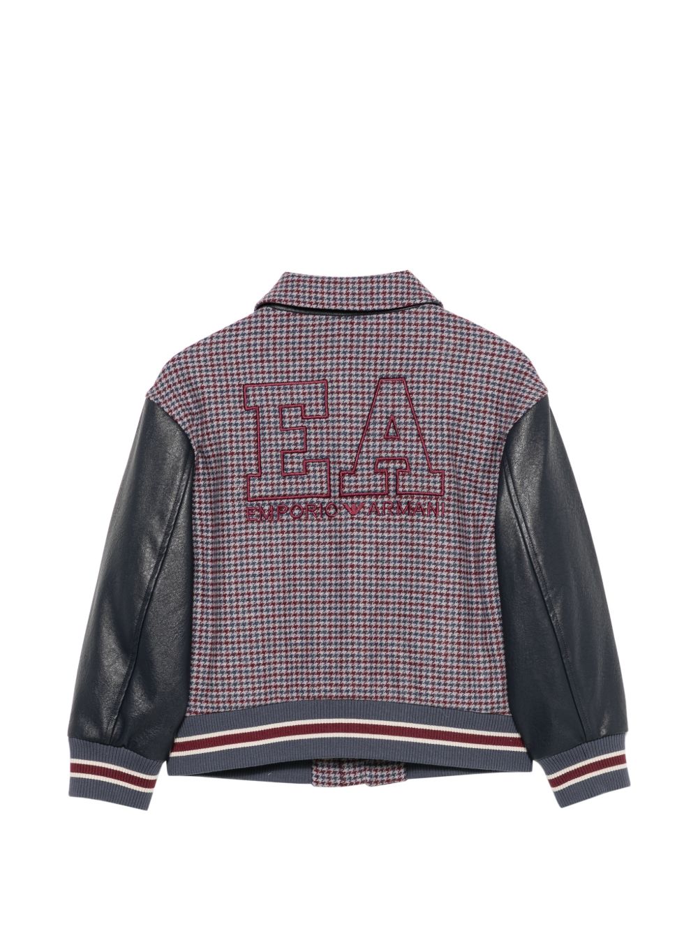 Giacca per bambina Emporio Armani Kids multicolore con rifiniture a righe EB001512 AF26002 M8402 EMPORIO ARMANI KIDS