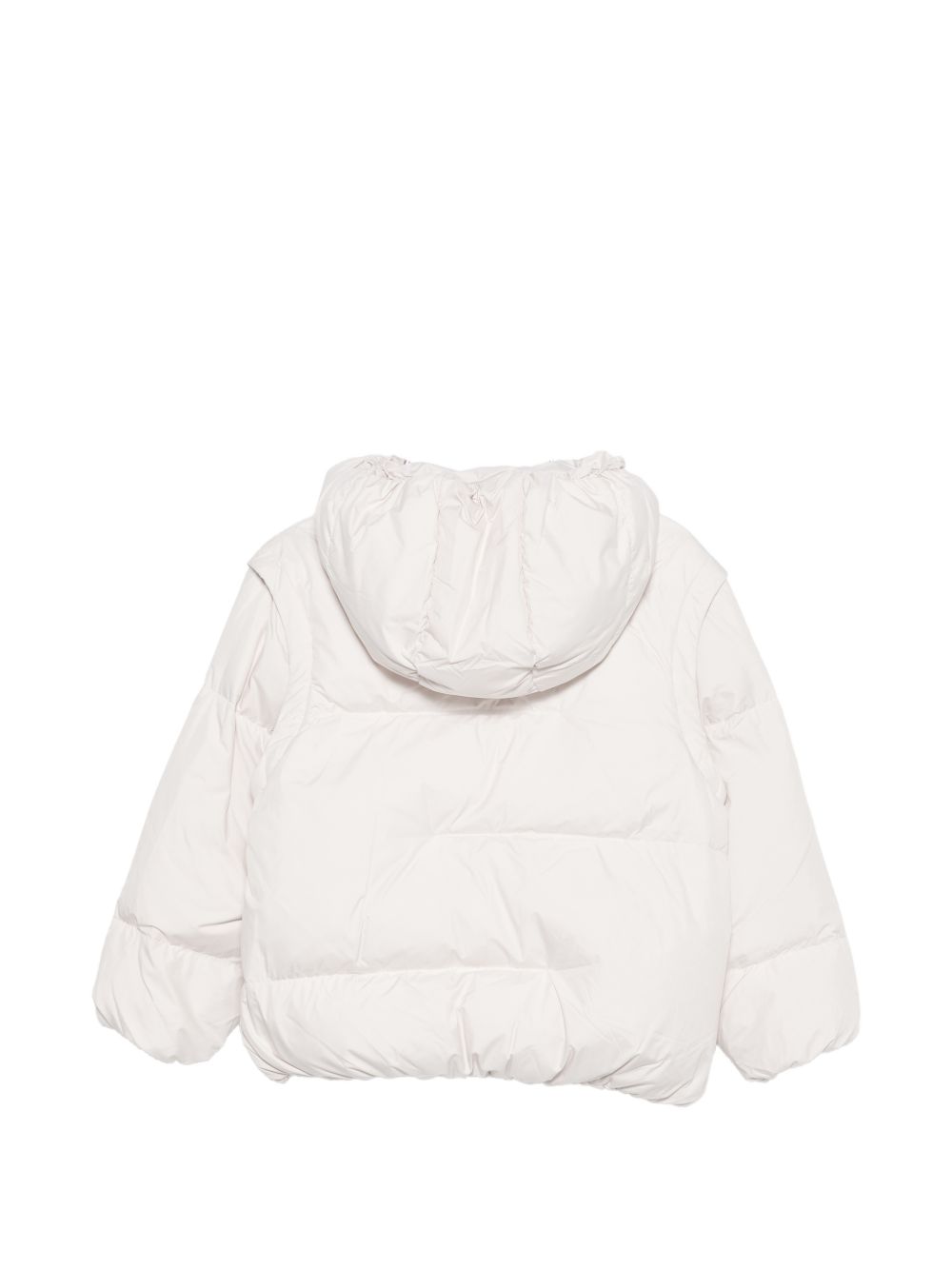 Giubbino per bambino Emporio armani Kids bianco crema con cappuccio EB001513 AF26005 U1009 EMPORIO ARMANI KIDS