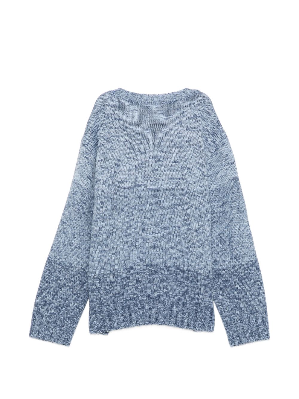 Maglione mélange per bambino Emporio Armani Kids azzurro con logo EB001587 AF27316 FB070 EMPORIO ARMANI KIDS