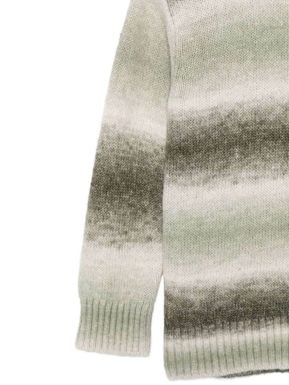 Maglione per bambino Emporio Armani Kids verde con effetto sfumato EB001589 AF27318 F7012 EMPORIO ARMANI KIDS