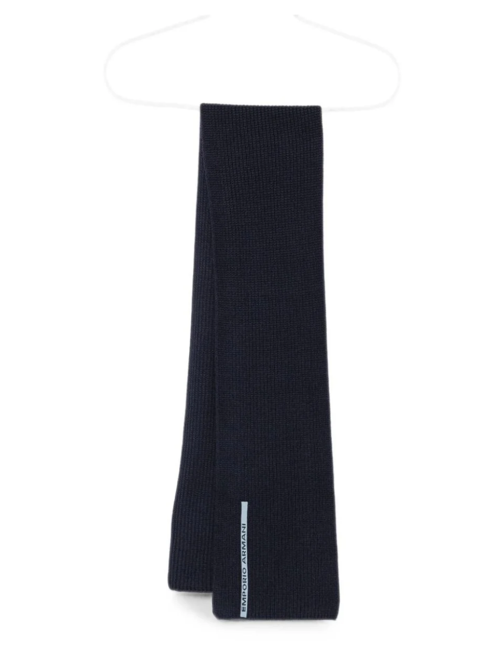 Sciarpa per bambino Emporio Armani Kids blu con motivo a coste EB001610 AF27315 UB118 EMPORIO ARMANI KIDS