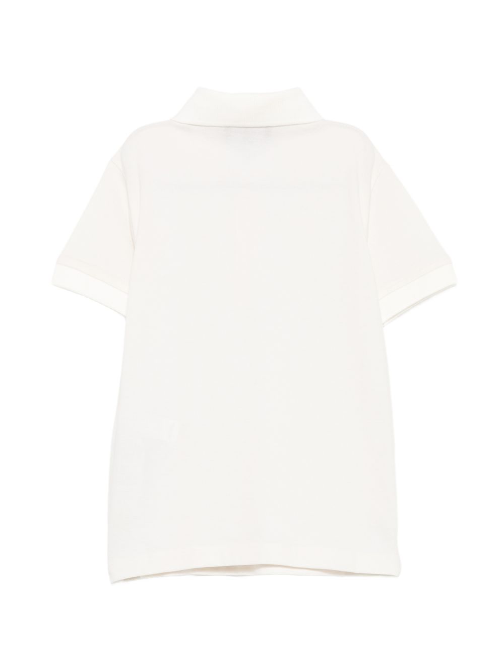Polo per bambino Emporio Armani Kids bianca opaca con logo ricamato EB001645 AF28486 U1009 EMPORIO ARMANI KIDS